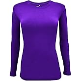 Natural Uniforms Women's Under Scrub Tee Crew Neck Long Sleeve T-Shirt