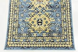 Unique Loom Taftan Collection Border Geometric