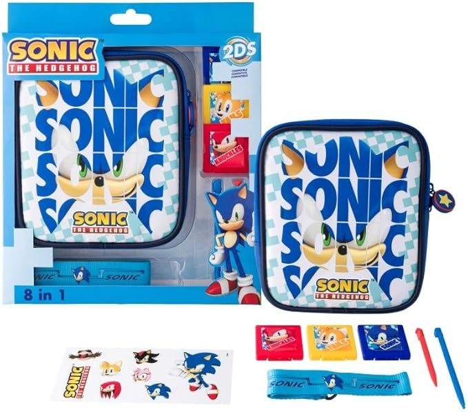 Sonic The Hedgehog 8 In 1 Accessory Pack Nintendo 2ds Amazon Co Uk Pc Video Games