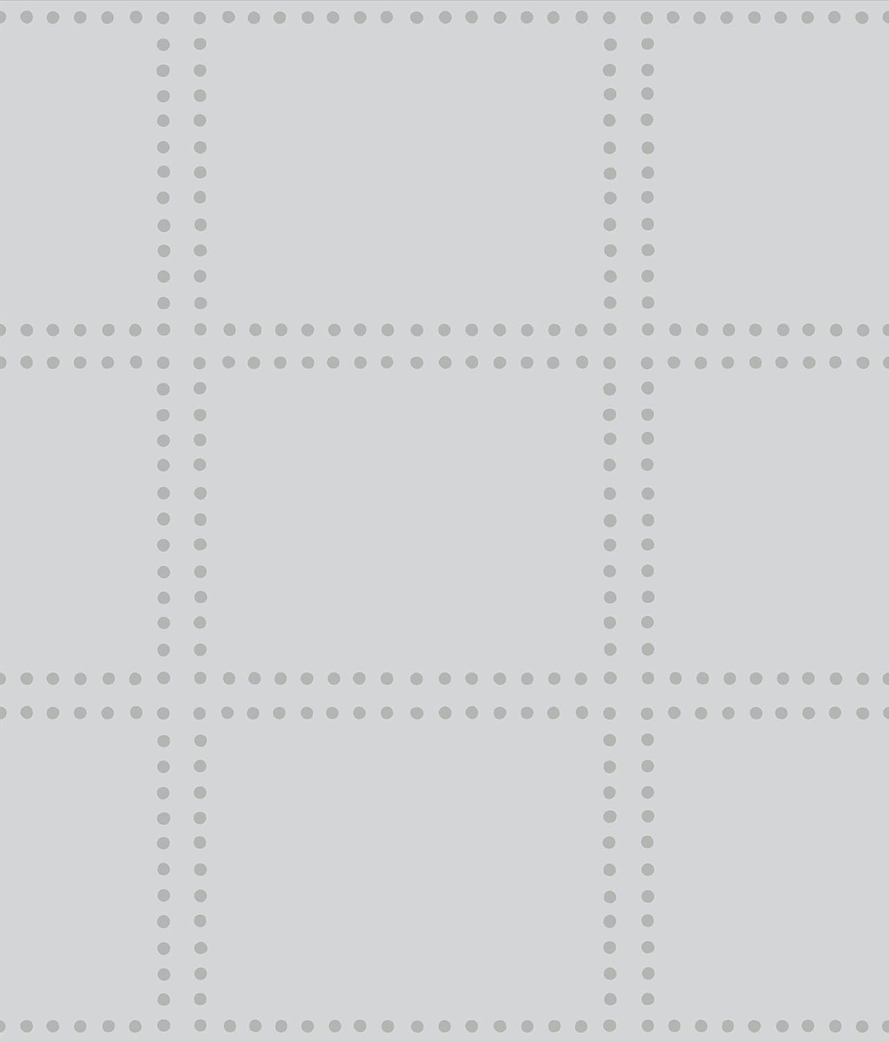 BHF FD22640 "Geometrie Dotted Grid Gridlock" Wallpaper - Light Grey