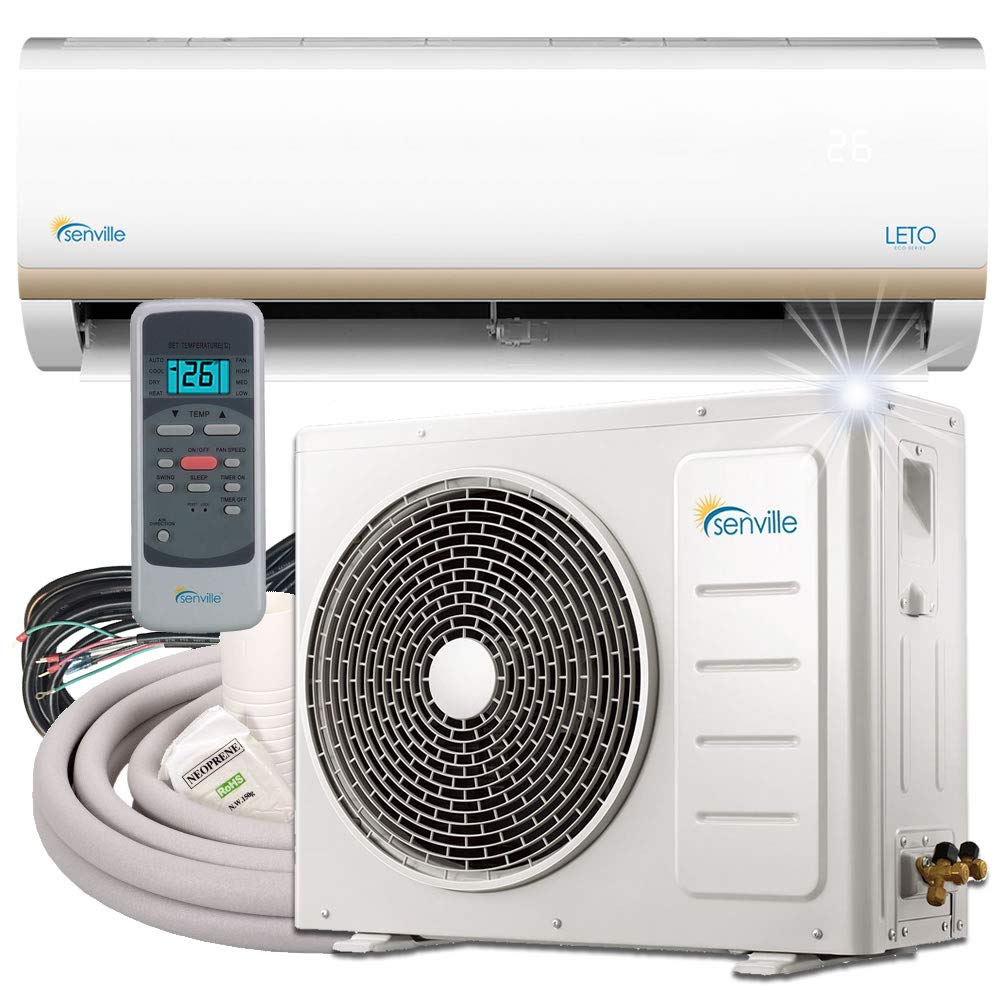 Amazon.com: Senville SENL-12CD 12000 BTU 15 SEER Split Air Conditioner and  Heat Pump, Mini: Home & Kitchen