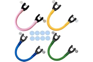 Ski Tip Connector, 4Pcs Ski Clips to Hold Skis Together, Portable Tip Connector Skiing Training Wedge Aid for Winter Beginner