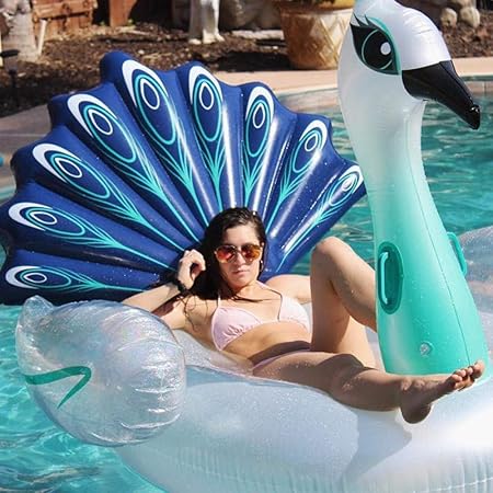 inflatable peacock float