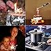 Candle Lighter Electric Lighter Long - Rechargeable Long Neck Plasma Arc Lighters Long,Windproof Grill Lighter for Home Kitchen BBQ Camping Stove Outdoor Sports Activities (Black 1)