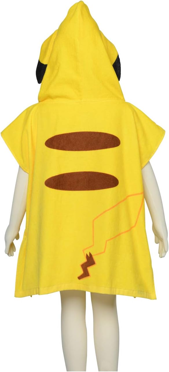 Amazon Co Jp ポケモンセンターオリジナル フード付きバスタオル Pokemon Leisure ピカチュウ Kidsサイズ ホビー