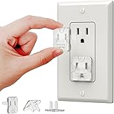 QYESWHSR 50 Pack Outlet Covers Baby Proofing Child Proof Wall Outlet Cover Electric Outlet Cover, Socket & Receptacle Cover O