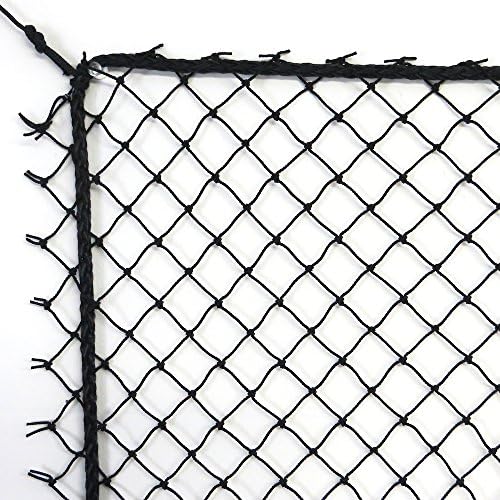 14’ High X 20' Wide Golf Barrier &amp; Containment Netting, #15 Nylon Netting, Perimeter Rope Strung, Golf, Baseball, Softball, Hockey, Lacrosse, Soccer, Basketball, Tennis, Multipurpose
