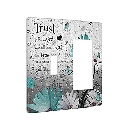 Farm Teal Daisy Floral Bible Verse Inspirational