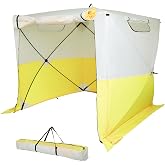 Professional Work Tent Pop Up for Construction,420D Heavy Duty Oxford Fabric,Setup in Minutes No Tools,6.2x6.2x7 FT Large Space,Waterproof UV50+ Flame Retardant,Jobsite Shelter for Outdoor Work