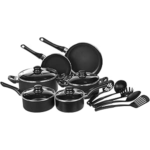 Amazon Basics Non-Stick Cookware Set