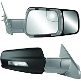 K SOURCE Snap &amp; Zap 80730 Custom Fit Towing Mirror for 2019-2025 Ram 1500 Pick-up, DT Body Style Only - Excludes Classic, Patented