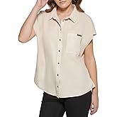 Calvin Klein Jeans Women's Dolman Short Sleeve Shirt