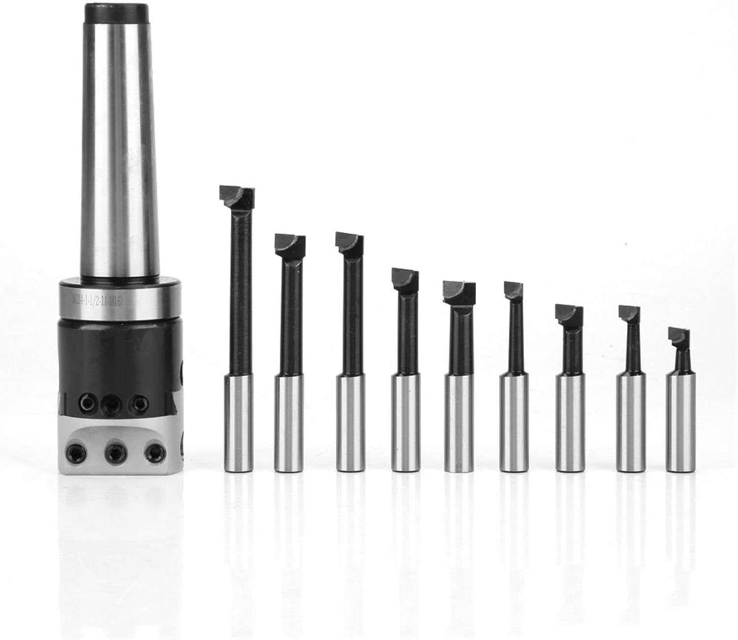 Taper Shank Cutter, 50Mm Boring Head 12Mm Multiple Tools Boring Bar