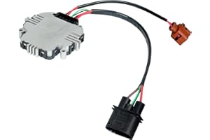 AdvanEX 1K095945 Engine Radiator Cooling Fan Control Module Compatible with Audi A3/TT, VW Beetle/Golf/Jetta/Passat Dual-Fan Models Replace 1K0959455FJ 1TD959455