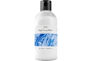 Nicpro Pouring Medium for Acrylic Paint 8.45oz / 250ml, Acrylic Paint Thinner, Acrylics Flow Medium Improve Flow Consistency