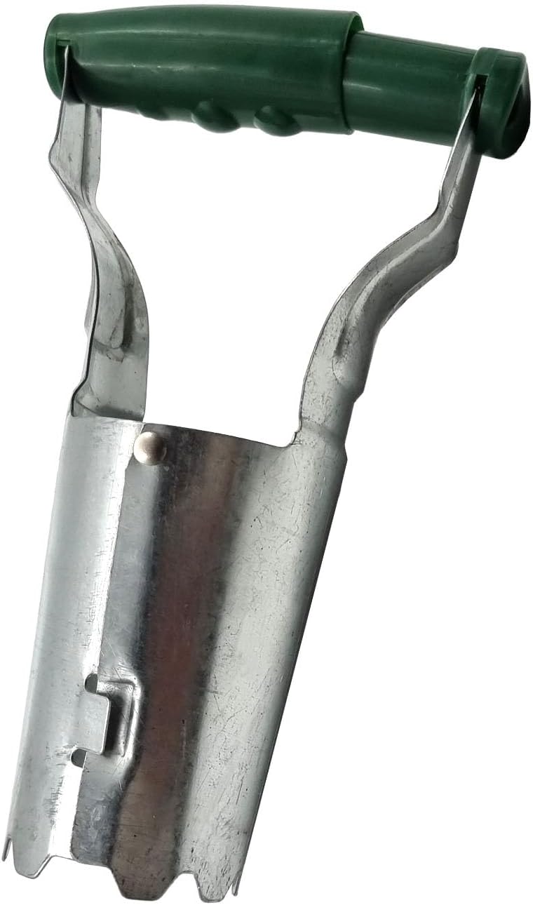 Kuvias Bulb Planter Tool Long Handle Ergonomic Seedling Transplanter
