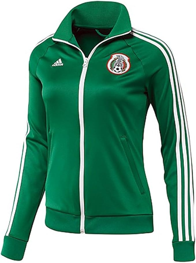 adidas Women's Mexico Soccer Track Top 2014 Warm Up Jacket Authentic