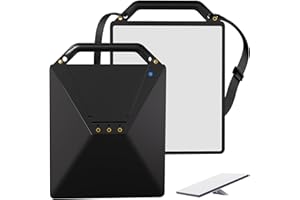 CYBERSTATION Protective Case for Starlink Mini, Waterproof Shockproof Starlink Mini Dish Silicone Cover Protector with Handle, Shoulder Strap & 1/4''-20 Nuts for Hiking Camping RV Boat