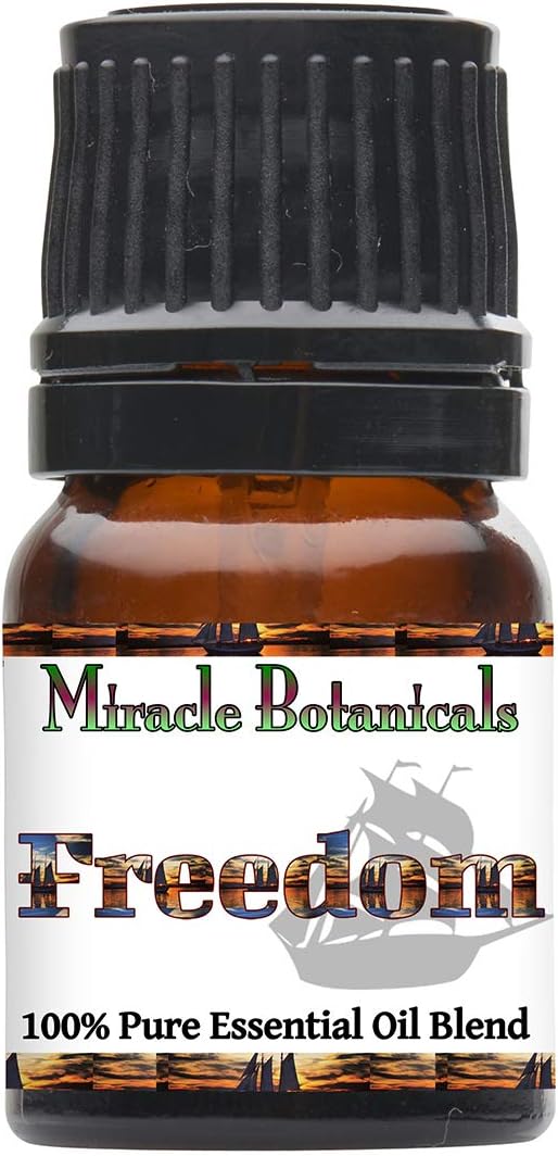 Miracle Botanicals Freedom Essential Oil Blend - 100% Pure Therapeutic Grade Essential Oils (2.5ML)