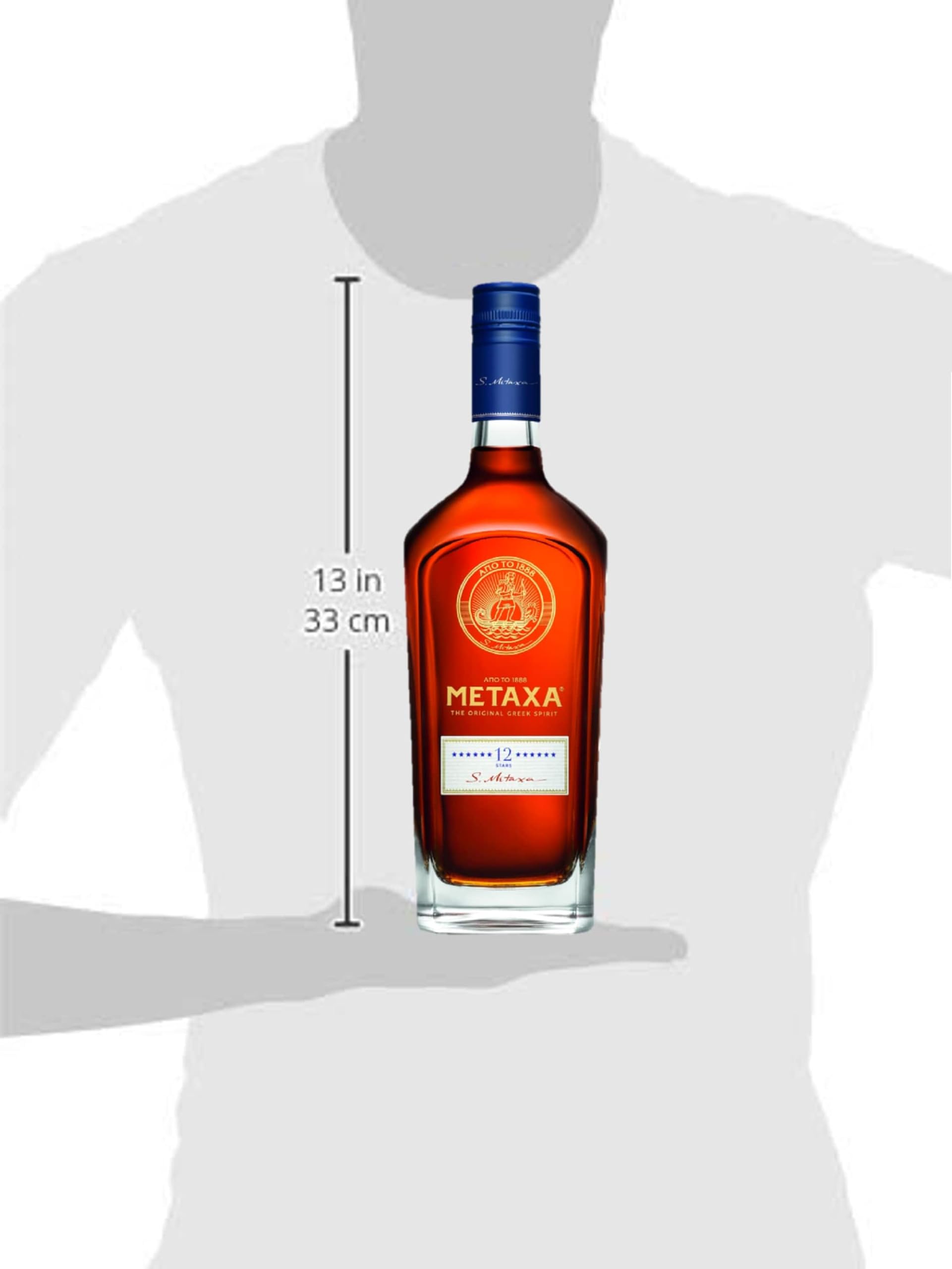Metaxa 12 Sterne mit 40% vol. | Einzigartiger Brandy aus Griechenland (1 x 0,7l) 4