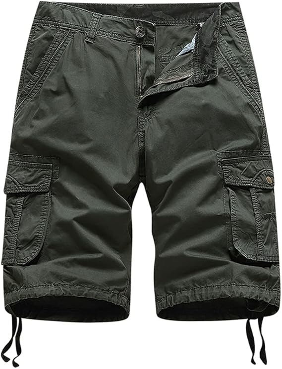 Mens Cargo Shorts Classic Relaxed RegularFit Capri Pants Amazon.ca