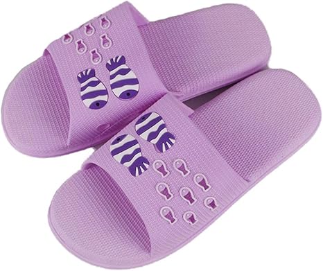 Amazon Co Jp 洗えるスリッパ バスサンダル 魚柄 可愛い 室内スリッパ 夏用 滑り止め 軽量 涼しい 歩きやすい ルームシューズ 便所サンダル 来客用 浴室用 前開き 通気性 お風呂 バスルーム おしゃれ Pvc 紫 シューズ バッグ