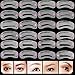 AKOAK 24 Piece 8 Set Eyebrow Stencils Eyebrows Grooming Stencil Kit Shaping Templates DIY Tools