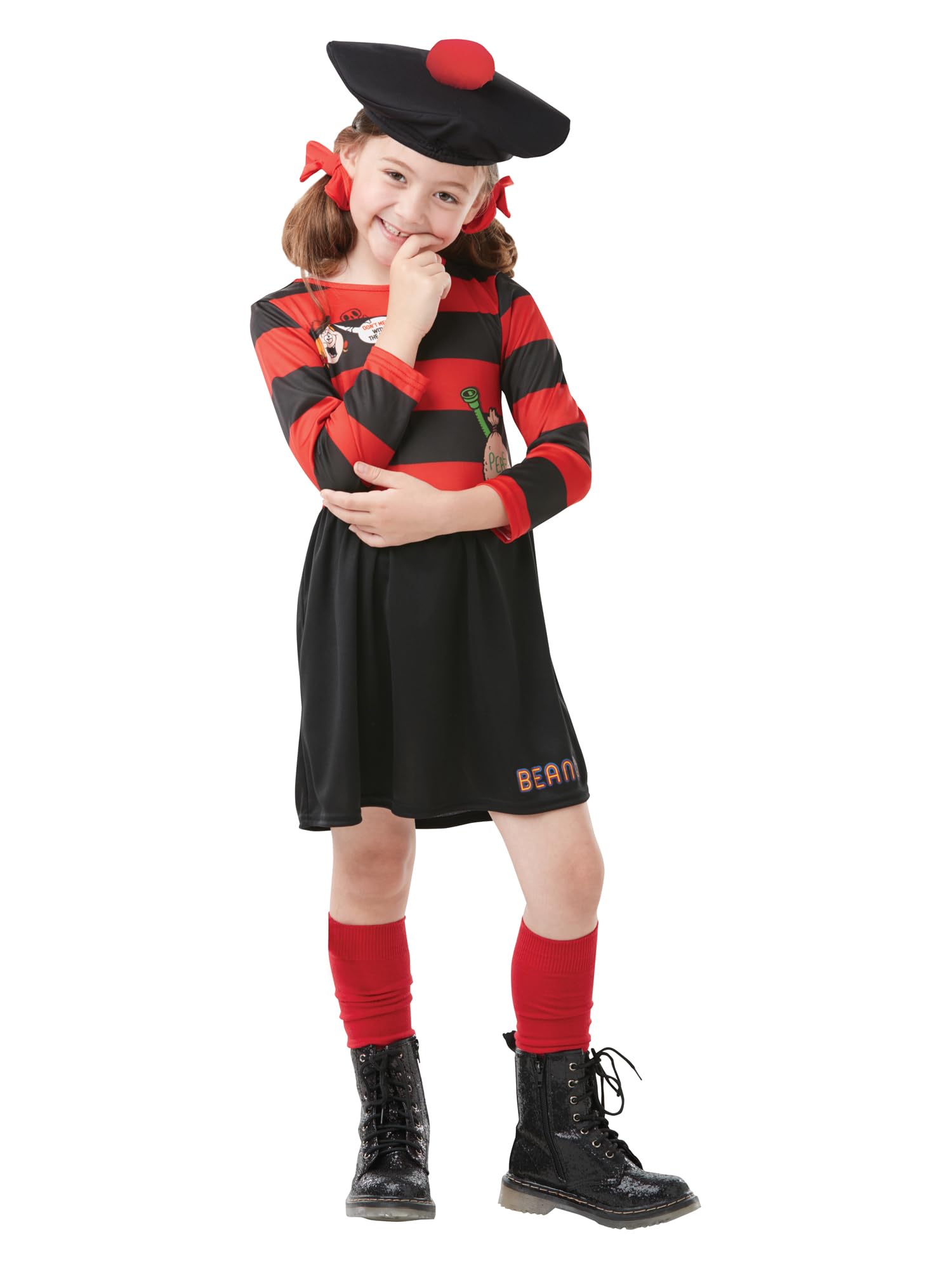 Rubies Official Beano Minnie the Minx, Child Costume, Book Week Character - Medium Age 5-6, Height 116 cm Halloween