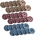 Coceca 2 Inches Roloc Quick Change Discs 36pcs Sanding Discs, Surface Conditioning Discs