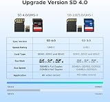 UGREEN SD Card Reader 4.0 USB-C & USB 3.0 312MB/s SD/TF Dual Slot Black view 3