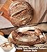 Round Bread Banneton Proofing Basket Kit Bowl Set of 2 Sourdough Natural Rattan Proofing Baskets 9 Inch with Dough Scraper Brotform Cloth Liner Basting Brush for Artisan & Home Bakers