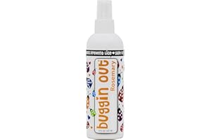 Buggin Out Radical Rosemary | Non Greasy Hair Mist | No More Lice | Gentle Rosemary Scent | Daily Use | Kids Love The Smell | 8oz