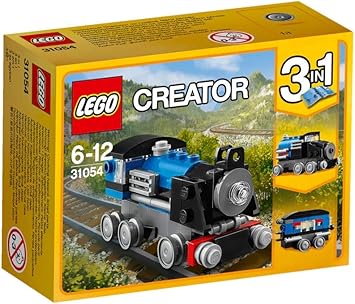 LEGO Creator - Expreso Azul, Juguete de Construcción de Trenes de Seis Ruedas y Locomotora (31054): Amazon.es: Juguetes y juegos