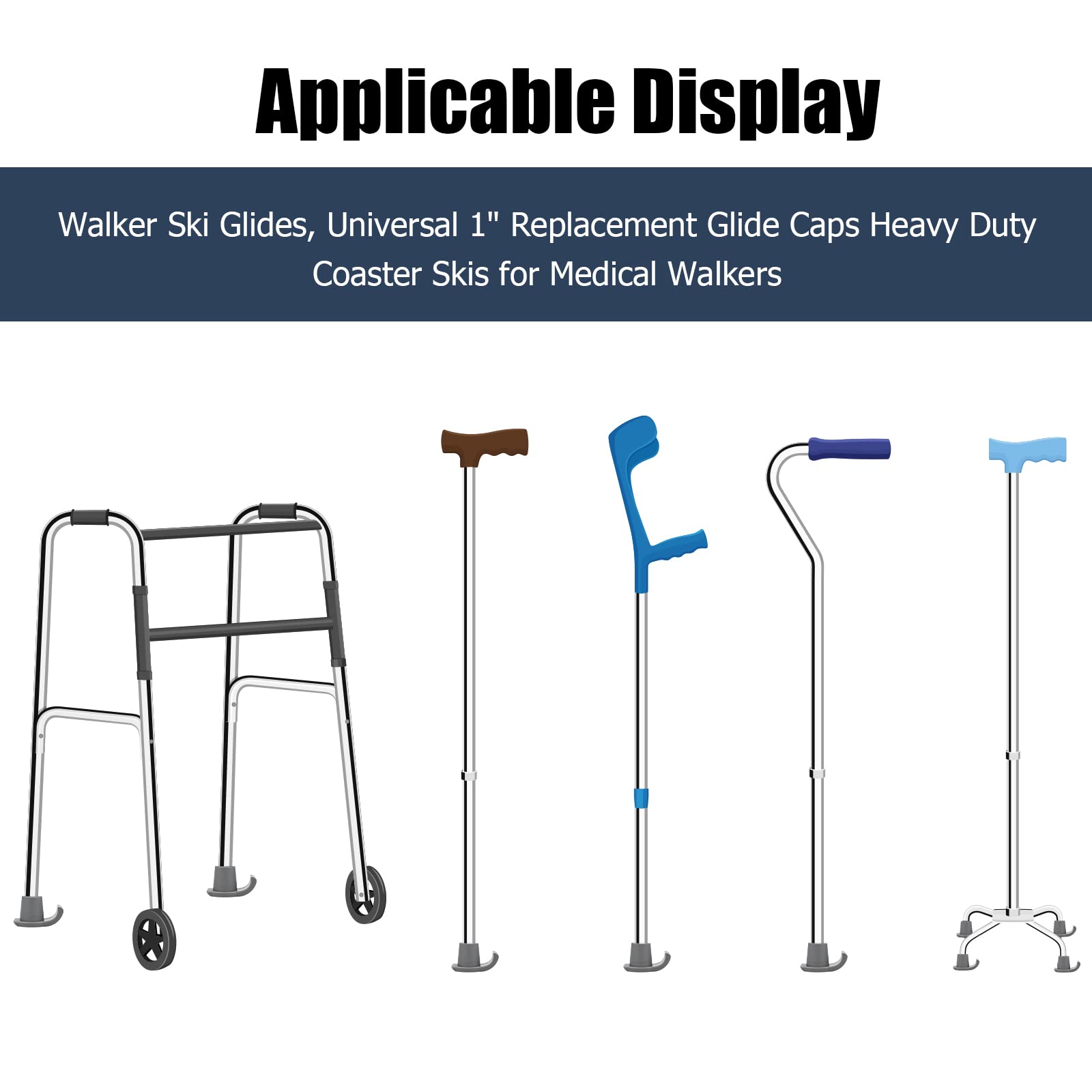 Walker Ski Glides, Universal 1