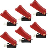LUORNG 6PCS Torch Trigger Switch High Sensitivity Trigger Switch Red and Black for 15AK 24KD 36KD Model MIG Torches