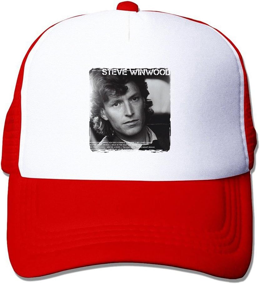 LIANBANG Blind Faith Steve Winwood Adjustable Printing Snapback Mesh Hat Unisex Adult Baseball Mesh Cap