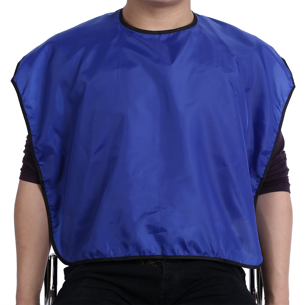 Hairdressing Cape, Waterproof Lightweight Soft Hairdressing Cape Hair Cutting Cloth Barber Gown Apron(25 * 22 * 1cm-Blue)
