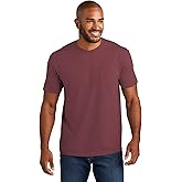 Comfort Colors Men's Adult Short Sleeve Pocket Tee, Style 6030 (X-Large, Brick)