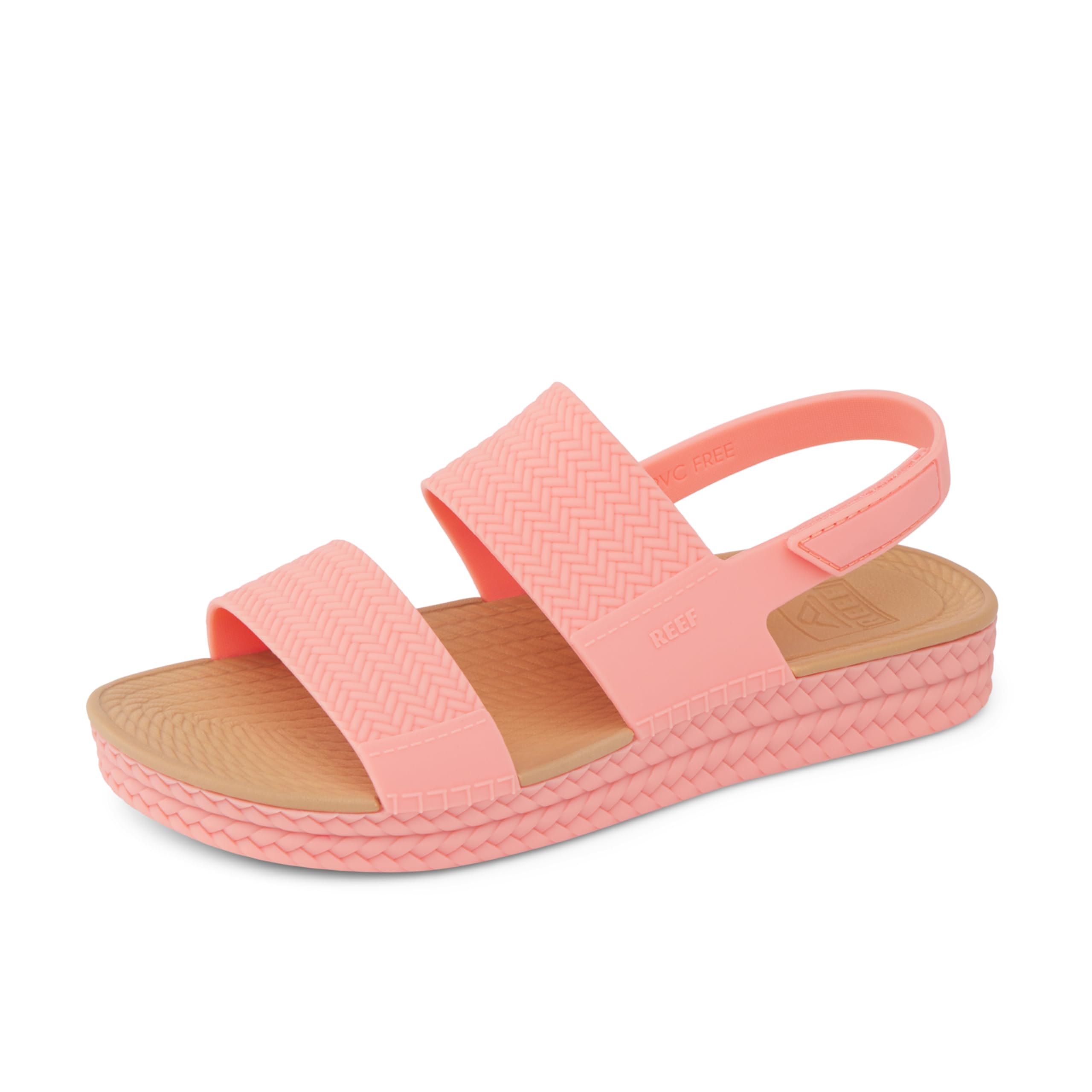 REEF Water Vista Womens Platform Sandal, Water Friendly, Adjustable Strap, Burnt Coral, 6 Image REEF Water Vista Womens Platform Sandal, Water Friendly, Adjustable Strap, Burnt Coral, 6 Image