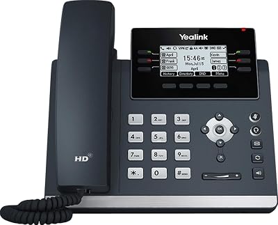 Yealink SIP T42U IP Phone with Optima HD Voice 2.7 Inch LCD Backlit Display