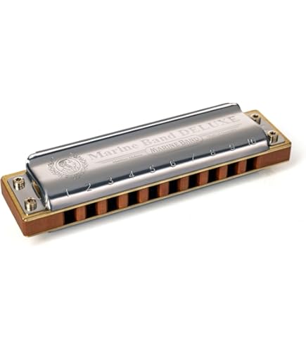 Amazon.com: HOHNER Marine Band Deluxe Harmonica A : Musical