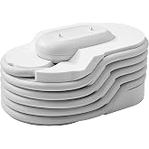 LDFAS Travel Charger Stand Compatible with Fitbit Air Cable, White | Storage Charging Dock Station, Cable Not Included