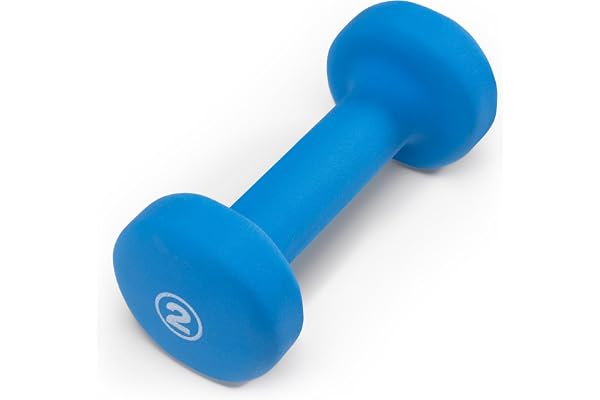 Marcy Colored Neoprene Dumbbell (Sold in Singles) Hand Weights, Exercise Free Weights for Home Gym