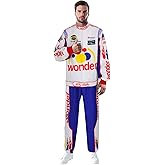 gishkeyay Ricky Bobby Costume Talladega Nights Wonder Bread Shake and Bake Costume