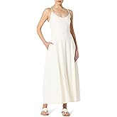 The Drop Womens Luna Scoop Neck Linen Maxi Dress