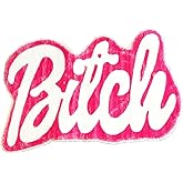 CDHZYQ Bitch Rug Hot Pink Bathroom Rugs Swear Words Bath Mat Funny Washable Rugs Cool Bath Mats for Bathroom Rugs for Bathroom (16 * 24inch)
