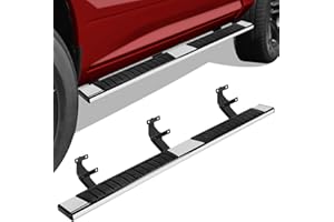 TNMT 6.5" Running Boards for Ford F150 2015-2024 Crew Cab, Side Steps for Truck, Mirror Stainless Steel Nerf Bars, Pair Running Boards for 2017-2024 Ford F250 F350 Super Duty Crew Cab