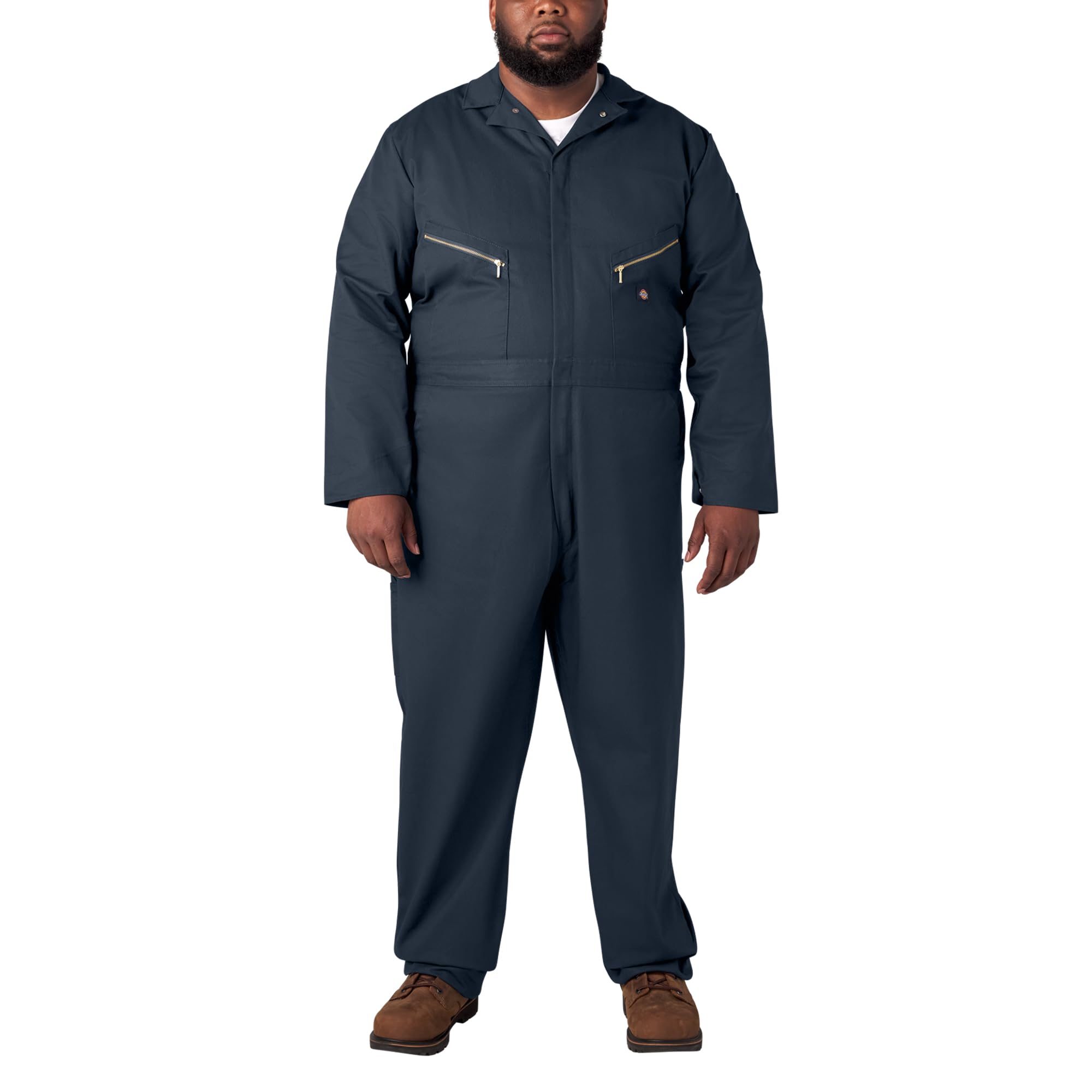 Photo 1 of **NEEDS TO BE WASHED** Dickies Deluxe Blended Long Sleeve Coveralls, DARK NAVY, 4X TL