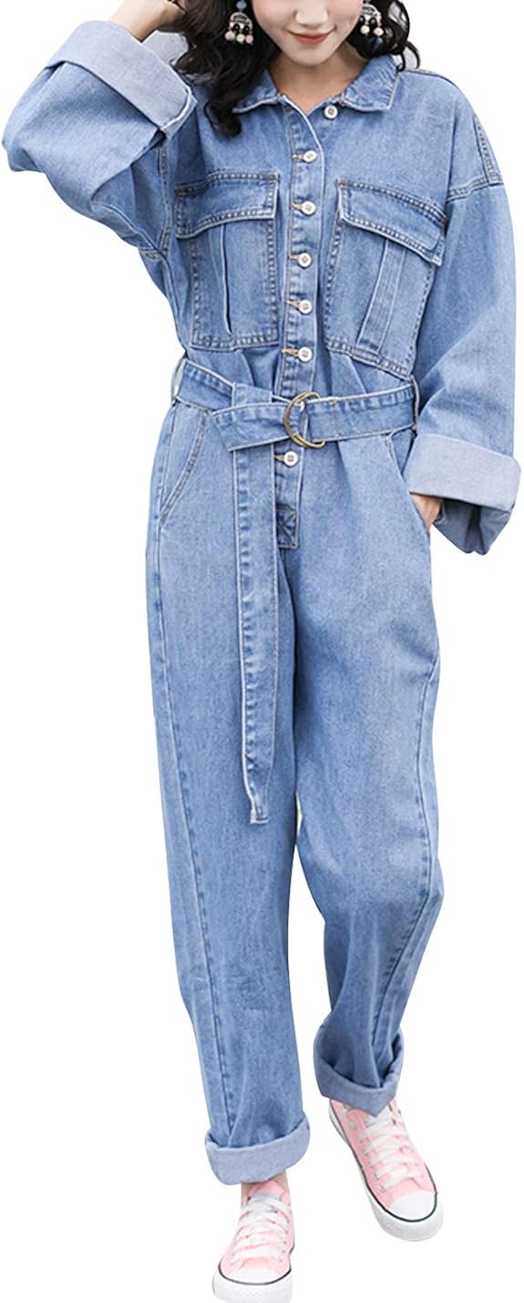 denim one piece amazon