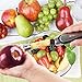 Orblue Premium Apple Corer Tool - Durable Stainless Steel Fruit Core Extractor Tool - Apple Corer Remover, Black